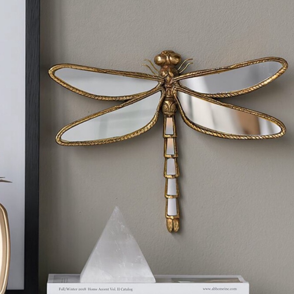 Mirrored dragonfly wall decor NEW